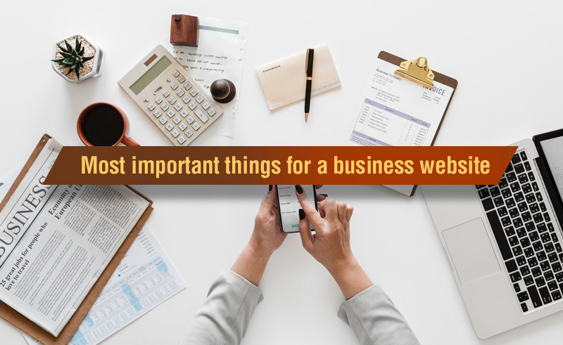 Most important things for a business website