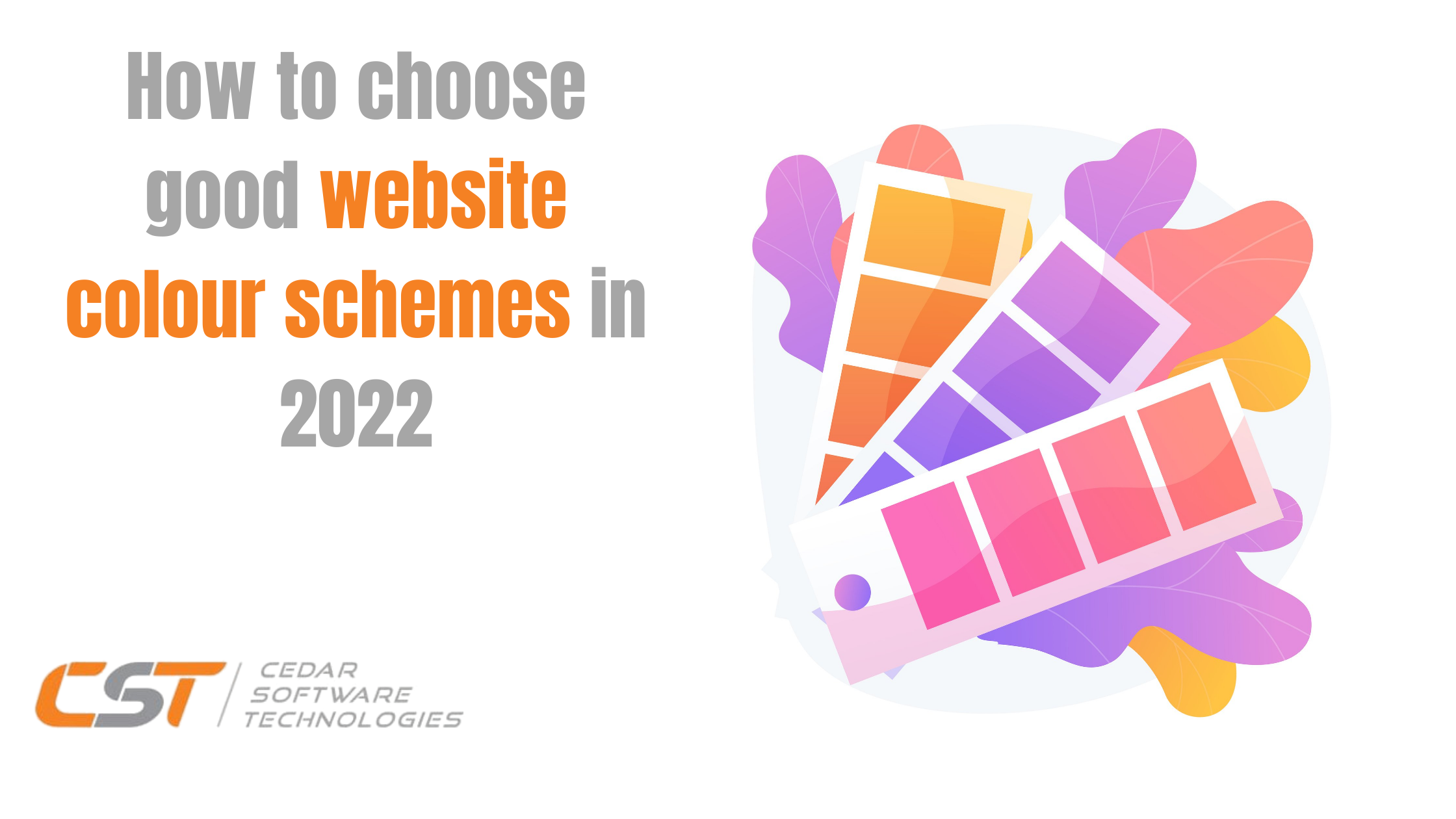 How to choose good website colour schemes in 2022?